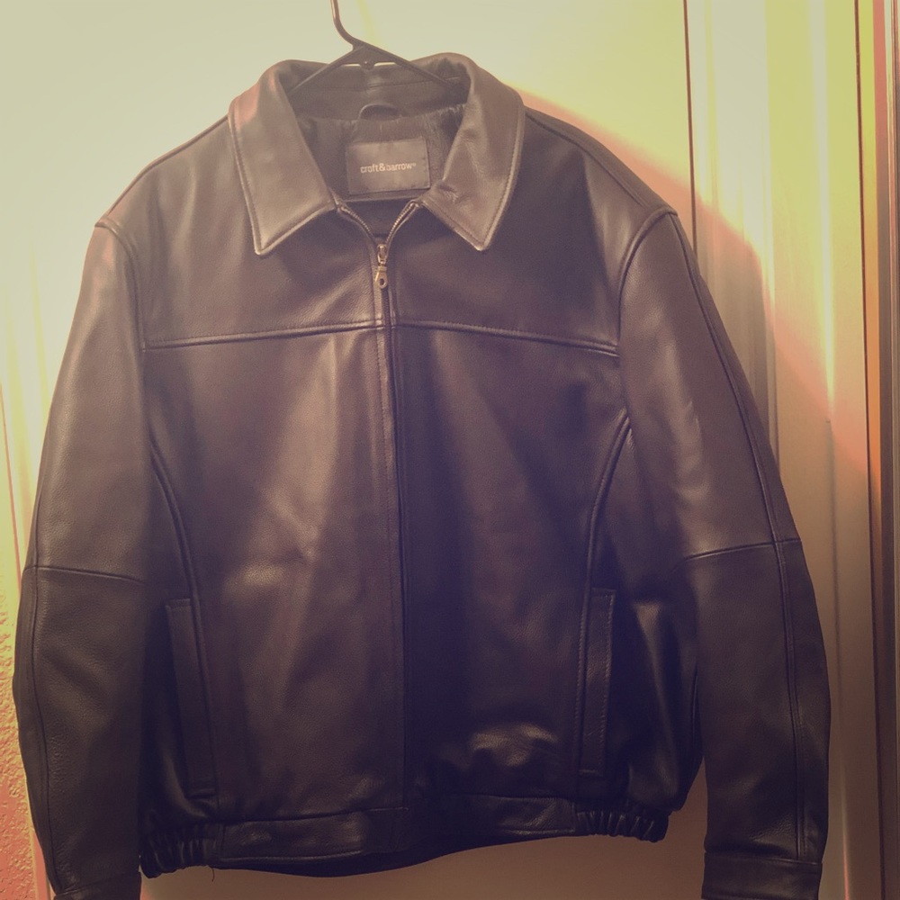 Leather jacket